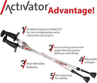 Urban Poling ACTIVATOR™ Poles for Balance and Rehab/Stability/Walking/Nordic Walking Poles