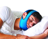 Anti-Snore Chin Strap One Size Fits Most Blue