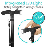 LED Flashlight Cane