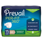 Prevail Per-Fit 360 Incontinence Brief, Maximum Plus Absorbency