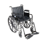 Silver Sport 2 Wheelchair, Detachable Desk Arms, Swing away Footrests, 20