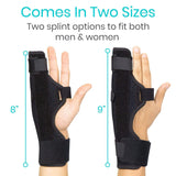 Vive Boxer Finger Splint Brace- Supports Pinky, Ring, Middle Metacarpals and Knuckles - Right or Left Adjustable Hand Brace - Straightening for Trigger Finger, Injury, Fracture, Broken, Tendonitis