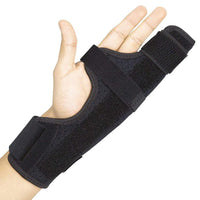 Vive Boxer Finger Splint Brace- Supports Pinky, Ring, Middle Metacarpals and Knuckles - Right or Left Adjustable Hand Brace - Straightening for Trigger Finger, Injury, Fracture, Broken, Tendonitis