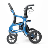 SEATA Rollator by Strongback Mobility Folding Rollator with Seat and Posture Control Back