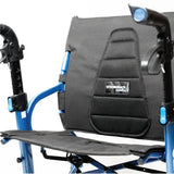 SEATA Rollator by Strongback Mobility Folding Rollator with Seat and Posture Control Back