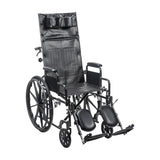 Silver Sport Full-Reclining Wheelchair, Desk Arms, 18