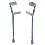 Pediatric Forearm Crutches, Small, Knight Blue, Pair