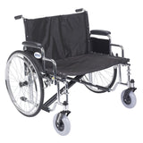 Sentra EC Heavy Duty Extra Wide Wheelchair, Detachable Desk Arms, 30" Seat