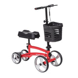 Nitro Glide Knee Walker Knee Scooter Crutch Alternative, Red