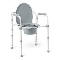 Medline 3-in-1 Elongated Folding Commode